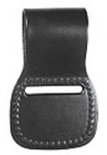 Boston Leather 5475-1 Plain Black Radio Drop Holder For Sam Browne Belt