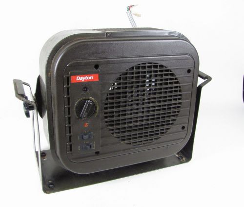 Dayton 4e169d 5000 watt/17000 btu 240/208 volt electric utility garage heater for sale