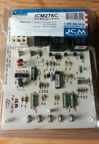New icm276c icm controls fan blower control with instructions rheem/carrier for sale