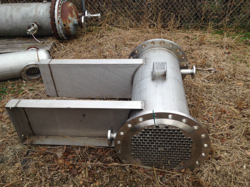 115sqft shell &amp; tube heat exchanger (304l s/s, lewis mechanical, 1999) for sale