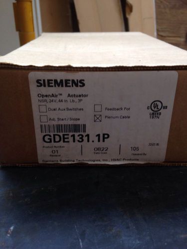 2 Siemens GDE131-1P Three-Position Damper Actuator HVAC