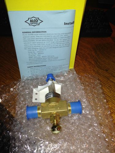 Alco controls 200rb 5f4t refrigerant solenoid valve less coil 1/2&#034; connections for sale