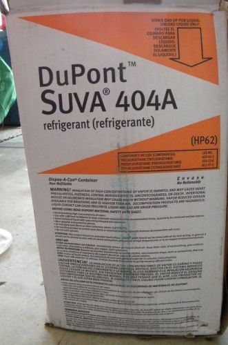 DuPont SUVA HP62 - 404A Refrigerant  - 24 lb Full Tank  Sealed in Box R404A