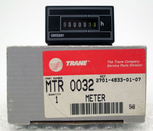 Trane Hour Meter - MTR-0032 7 Digits ~ Grasslin 2701-4833-01-07 MTR0032