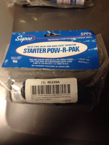 Supco SPP5 Pow-R-Pak Solid State Relay &amp; Hard Start Capacitor Torque up to 300%