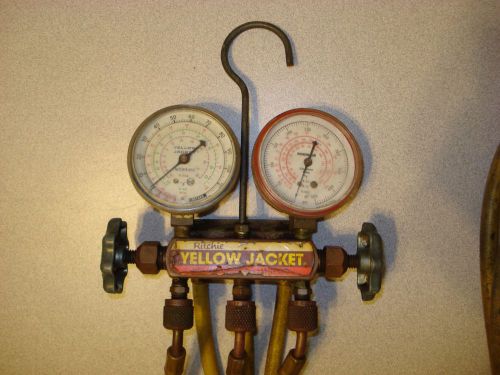Ritchie Yellow Jacket R-12 R-22 R-502 Test and Charging Manifold