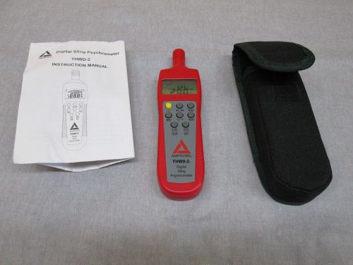 Amprobe thwd-2 sling psychrometer wet bulb, dew point, temperature, humidity for sale