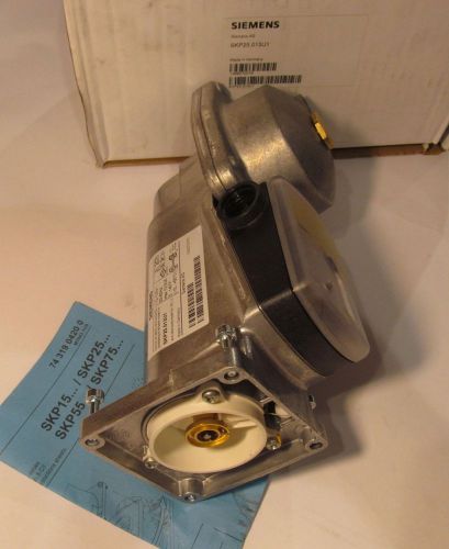 New siemens skp25.013u1 120v pressure regulating gas valve actuator for sale
