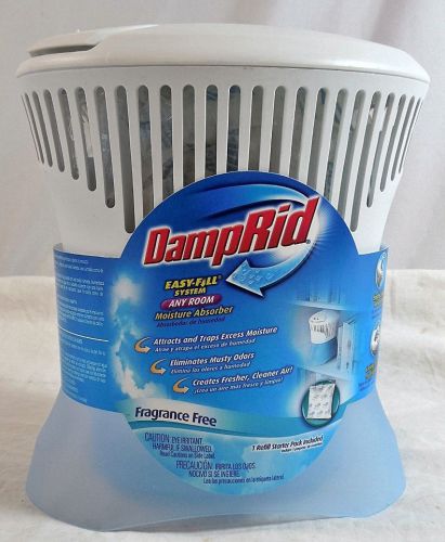 Damp Rid Any Room Moisture Adsorber FG91 - Fragrance Free, Easy Fill System