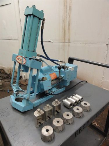 Aeroquip power swage machine, crimper model ft1242, 115v, with pushers &amp; dies for sale