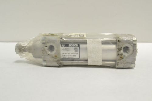 NEW BOSCH 0 822 341 002 DOUBLE ACTING 50MM 40MM 10BAR PNEUMATIC CYLINDER B236164