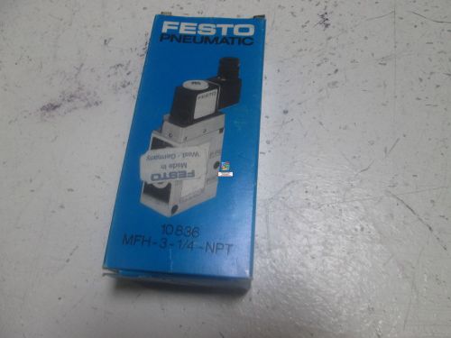 Festo mfh-3-1/4-npt solenoid valve *new in a box* for sale