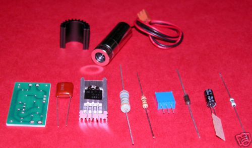 300mW+ 650nm Red High Power burn Laser Diode Module,DIY Kit with Heat Sink