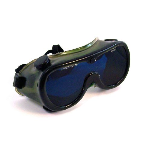 Glendale Optical Laser-Gard Ruby Laser Goggles With Case