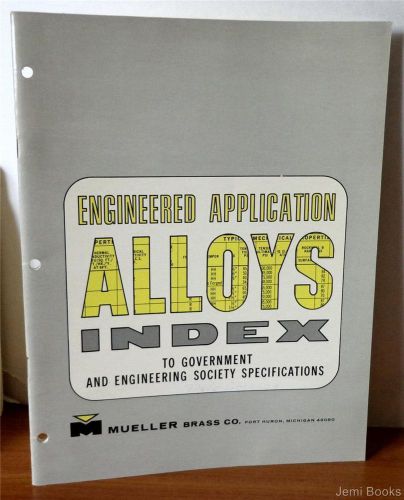 Mueller Brass Engineered Application Alloys Index Government &amp; Engineering Specs