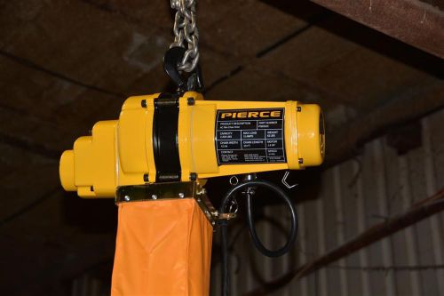 Pierce 1 ton mini chain hoist 20&#039; lift (ps65620) for sale