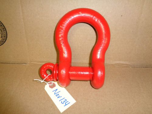 Columbus mckinnon 10 ton clevis screw pin 1&#034;  anchor shackle  ~ usa ~ nov134 for sale