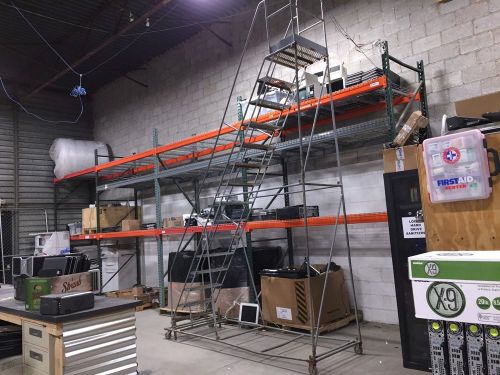 Warehouse Steps - 15 feet tall - On Wheels - Work Great - Stairs