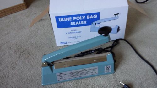 Uline h-163 8&#034; impulse poly bag sealer for sale