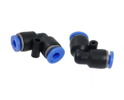 2 Pcs Pneumatic 8mm to 8mm Right Angle Quick Fittings Connector Adapter