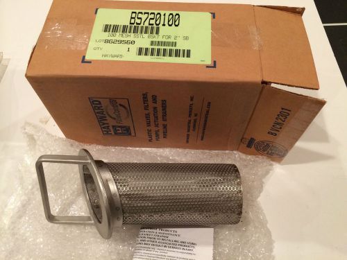 Hayward BS720100 Stainless Steel Basket for 2&#034; Strainer 100 Mesh New in Box