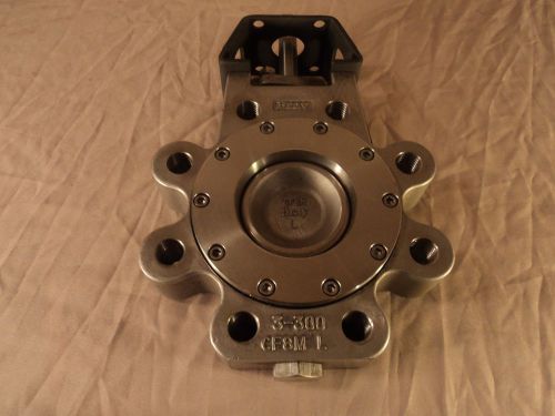Bray 3&#039;&#039; series 40/066 ansi 300# cf8m stainless high performance butterfly valve for sale