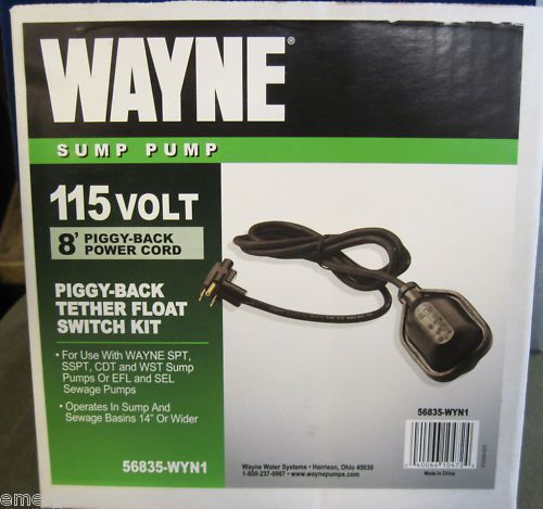 Fits your sump pump!  115 volt tether float switch for sale