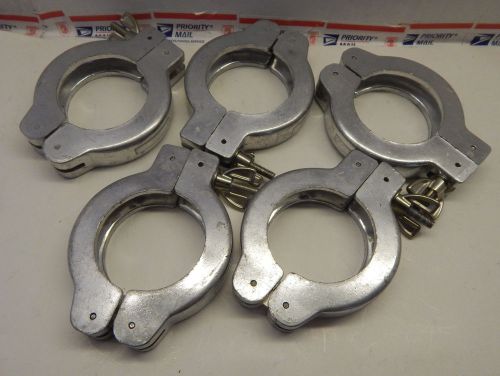 MDC NOR-CAL HPS NW50 VACUUM CLAMPS - LOT OF 5
