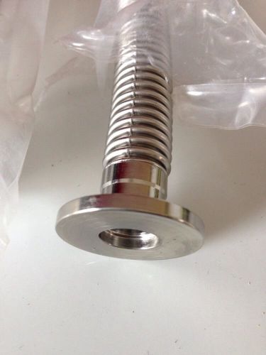 Edwards 1/2&#034;x 10&#034;l nw-10 stainless flex vacuum hose, nw10 kf10 kf-10 for sale