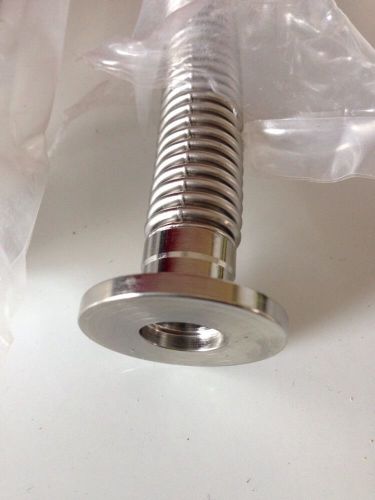 Edwards 1/2&#034;x 10&#034;L NW-10 Stainless Flex Vacuum Hose, NW10 KF10 KF-10