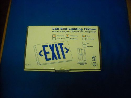 LED Exit Lighting Fixture AC Only.