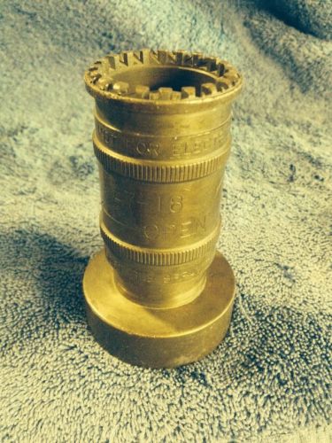 Vintage Brass Nozzle Straight/Spray 1.5&#034; Used