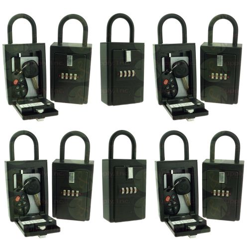 Pack of 10 Key / Card Storage Lock Box Realtor Lockbox 4 Digit
