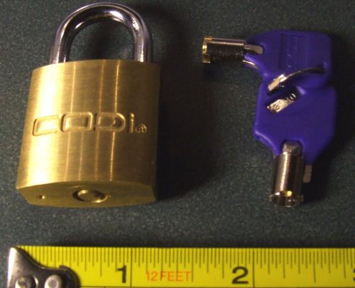 Padlock with round security keys