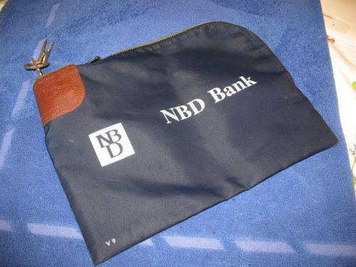 LOCKING SECURITY CASH BAG BANK DEPOSIT