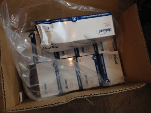 DENTED CASE ~ 1000 Powdered Vinyl Exam Disposable Gloves ~ Size X-Large ~ 10/100