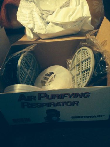 THREE (3) Survivair Air Purifying Respirator For Painters Automotive