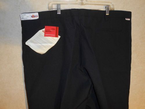 Topps Nomex Station Work Wear Navy Pants Size 48&#034; Open Bottom Seam Boot Cut