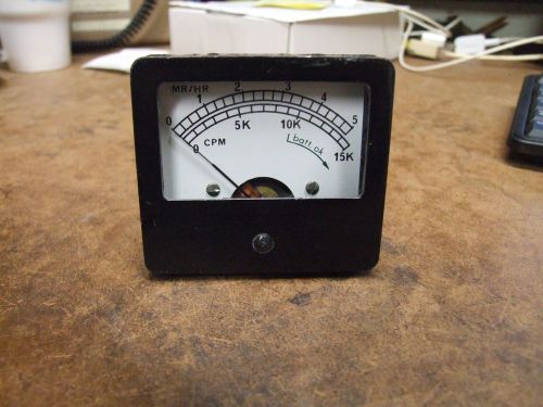 Ludlum 2 Geiger counter meter, works.