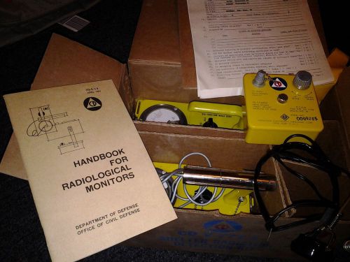 New radiological monitoring device cd fg-e-5.9 (vintage 1963) for sale