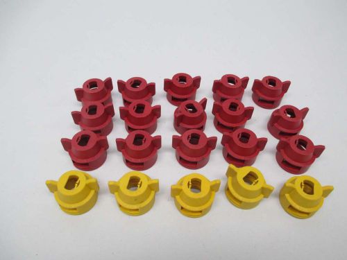 LOT 20 NEW SPRAYING SYSTEMS ASSORTED 25611 TEEJET CAP D358626