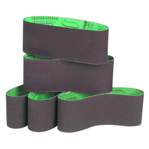 Pack of 5 Aluminum Oxide 3&#034; x 18&#034; 80 Grit Sanding Belts World Ship Free US