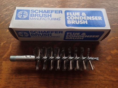 Brand new 20 schaefer 43545 2&#034; brushes 2-1/4&#034; flue stainless steel ss for sale