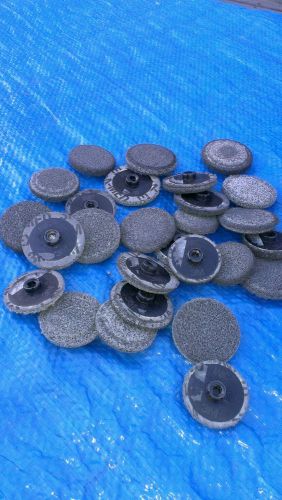25 pc lot of 3M 2A MED TS back abrasive discs machinist tools hobby jewelry