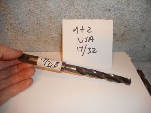 Machinists 11/28B Buy NOW USA MT2 17/32 drill --see all !!