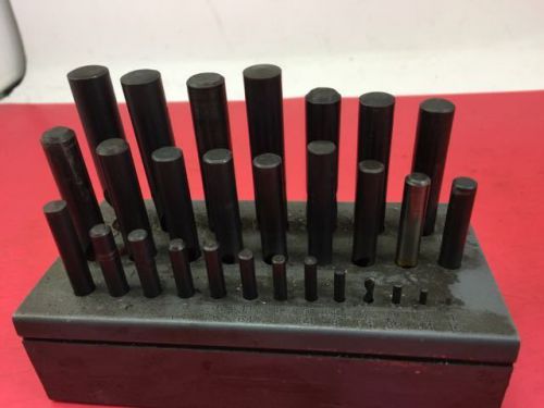Usa drill bit set, short &amp; stubby, 1/16-1/2, in case, no reserve! for sale