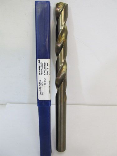 DeWitt Tool Co. DWDTLCO3/4, 3/4&#034;, Cobalt, Taper Length Drill Bit