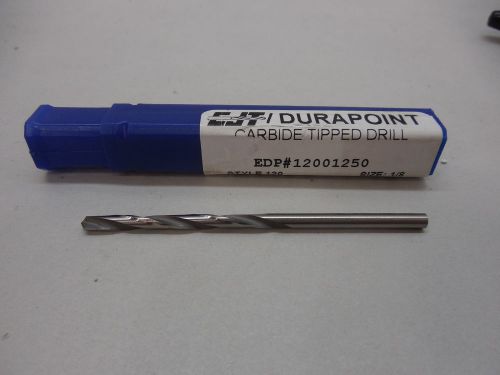 Durapoint carbide tip drill 1/8&#034; style 120 edp 12001250 new for sale
