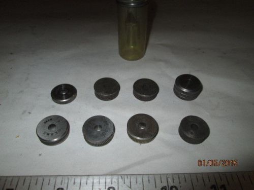 MACHINIST TOOLS LATHE MILL Lot of Knurling Wheel s for Machinist
