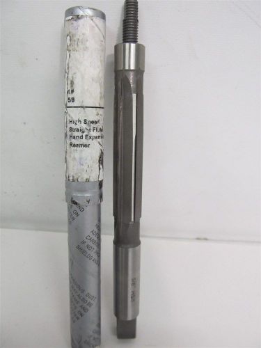 Michigan drill 576-5/8, 5/8&#034;, hss, straight flute, hand expansion reamer for sale